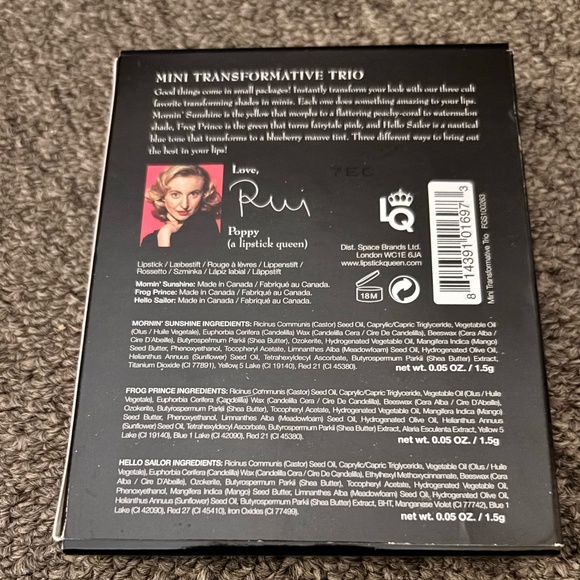 NEW IN BOX - LIPSTICK QUEEN 3PC Transformative Trio - Picture 3 of 3